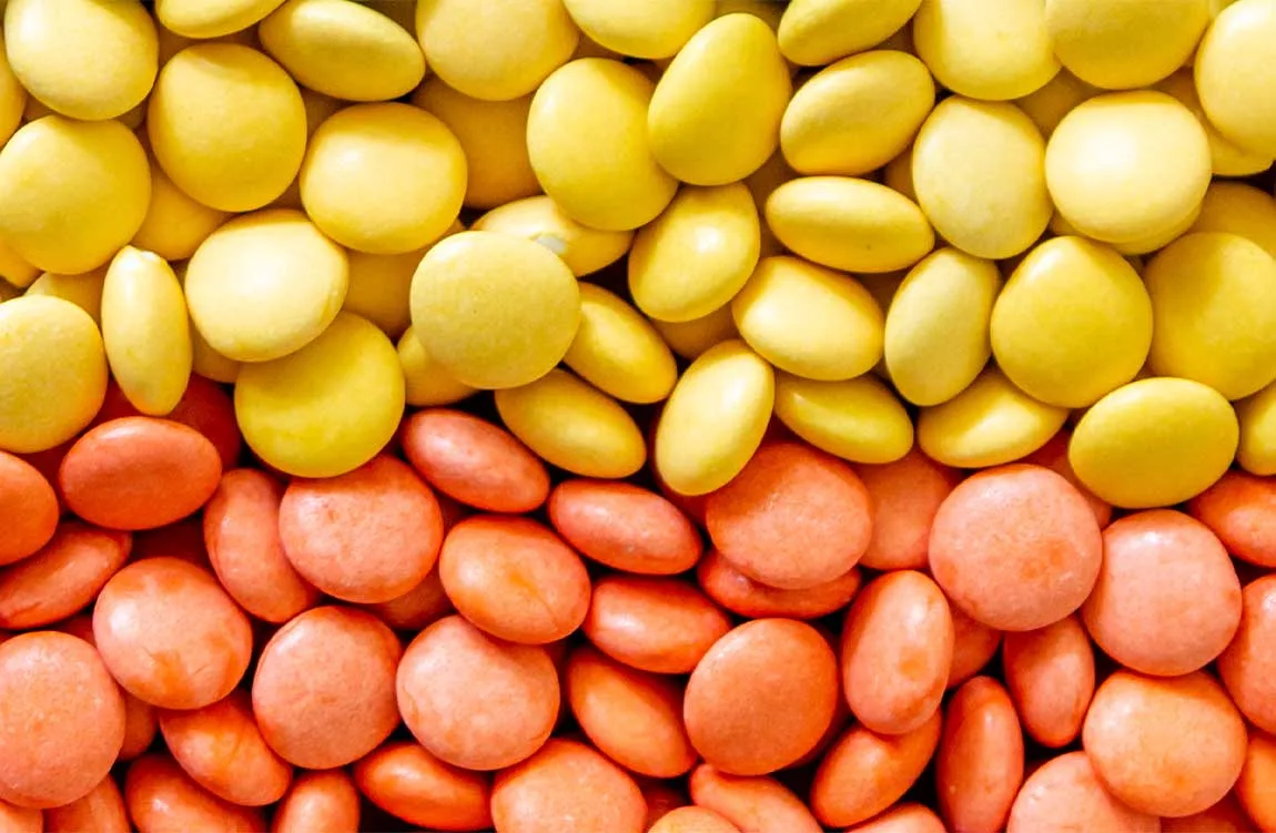 orange candies