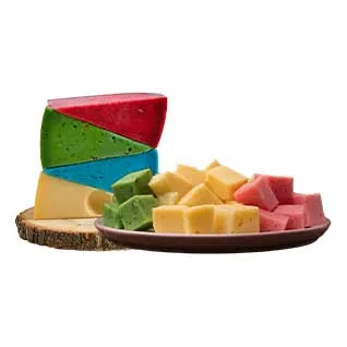 colorful cheese
