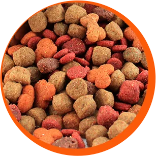 orange kibble