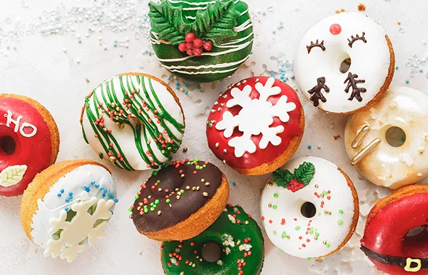 holiday donuts