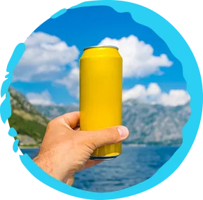 yellow can
