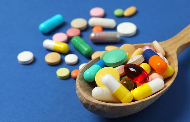 colorful pills