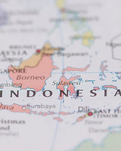 map of indonesia