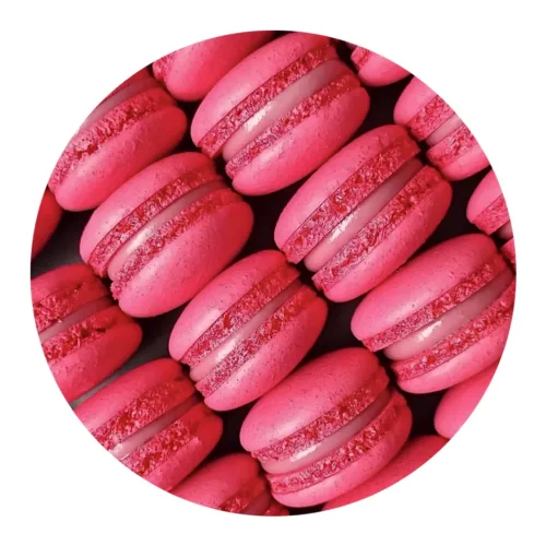 Cochineal and Carmine red pastry products