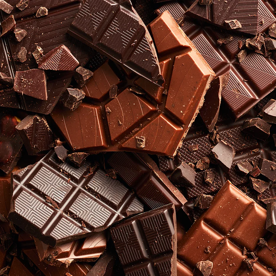 Chocolate Texture, Broken Pieces