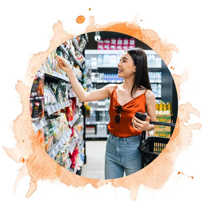 woman shopping