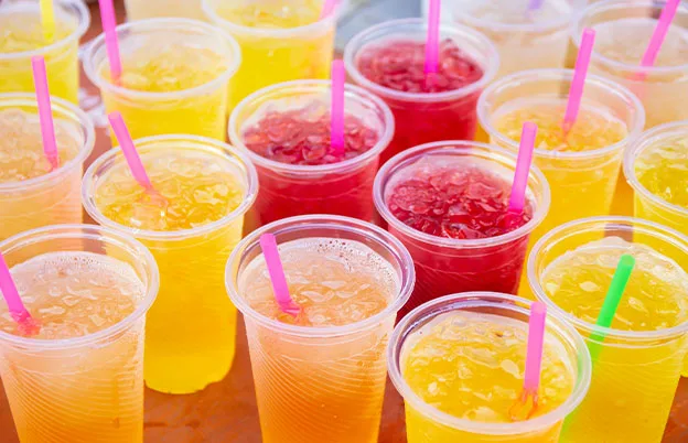 colorful drinks tile