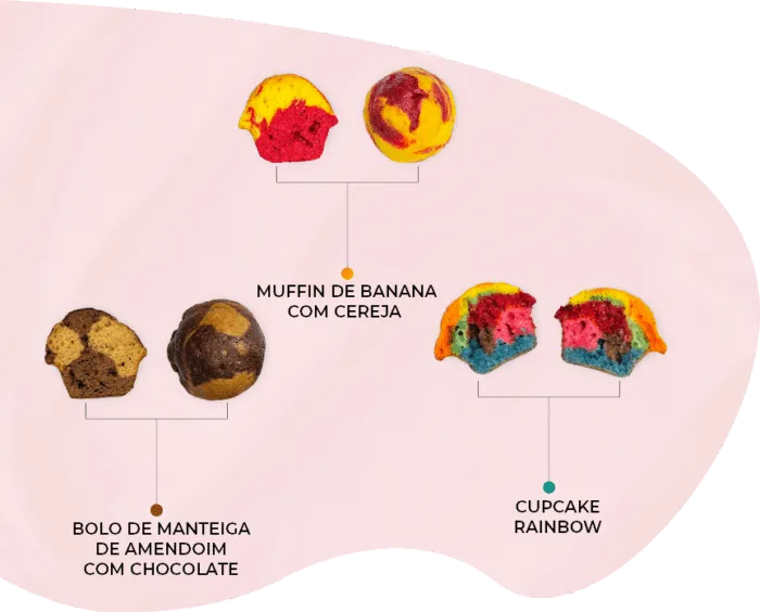 rainbow bakery items