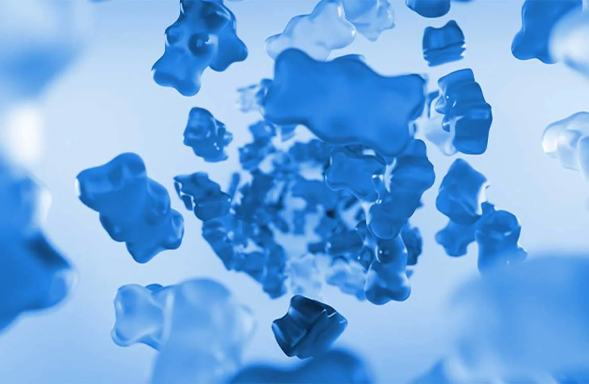 blue gummy bears