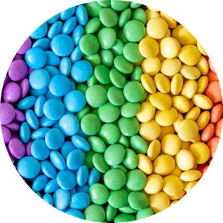 panning candies
