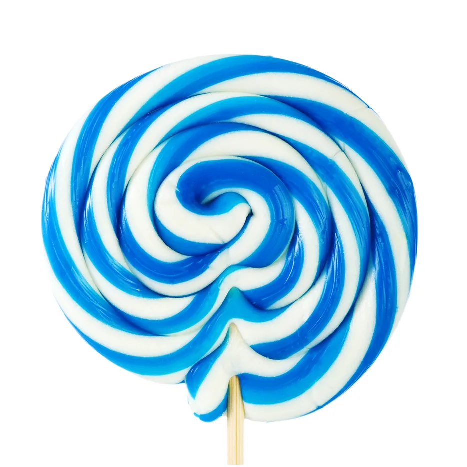 blue lollipop