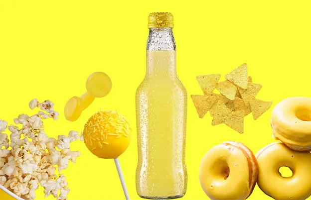 yellow foods and beverages
