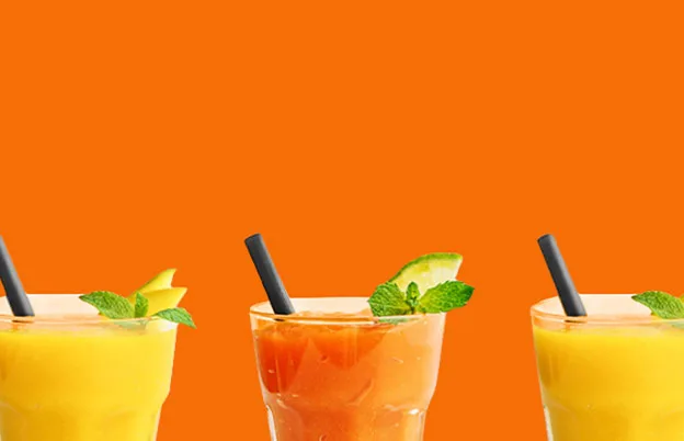 yellow and orange beverages