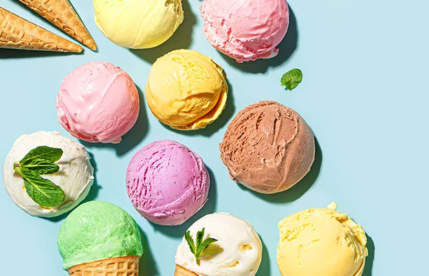 plant based ice cream scoops