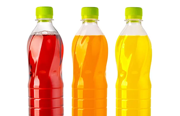 colourful energy drinks