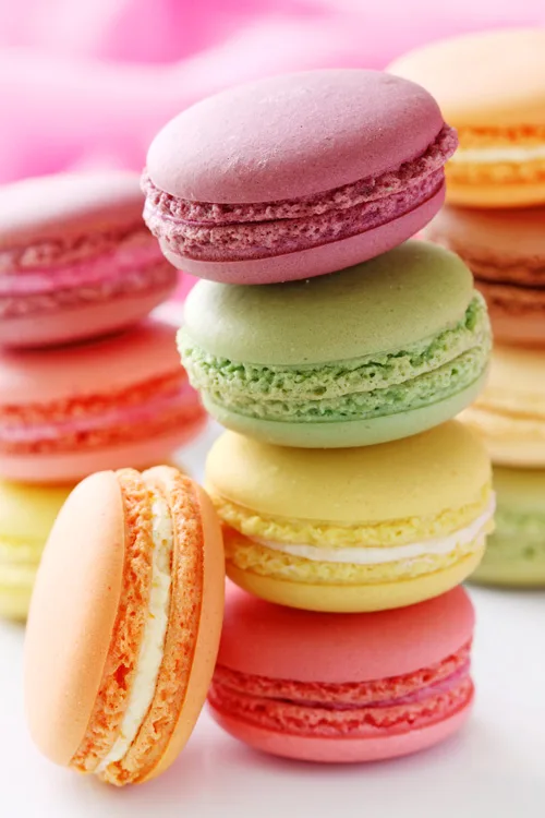 colorful macarons