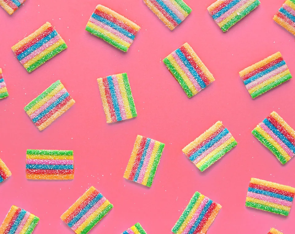 sour gummy candy