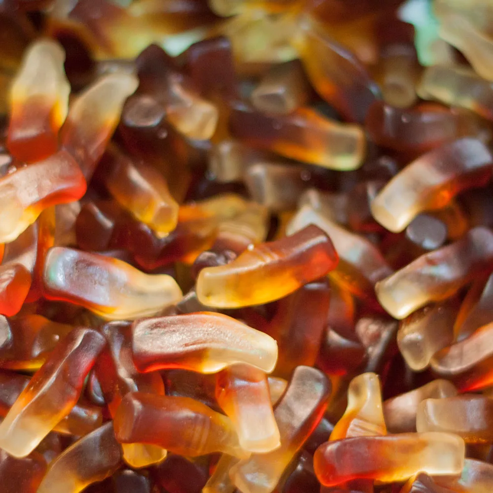 brown gummy candy