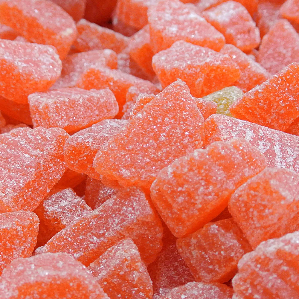 orange gummy candy