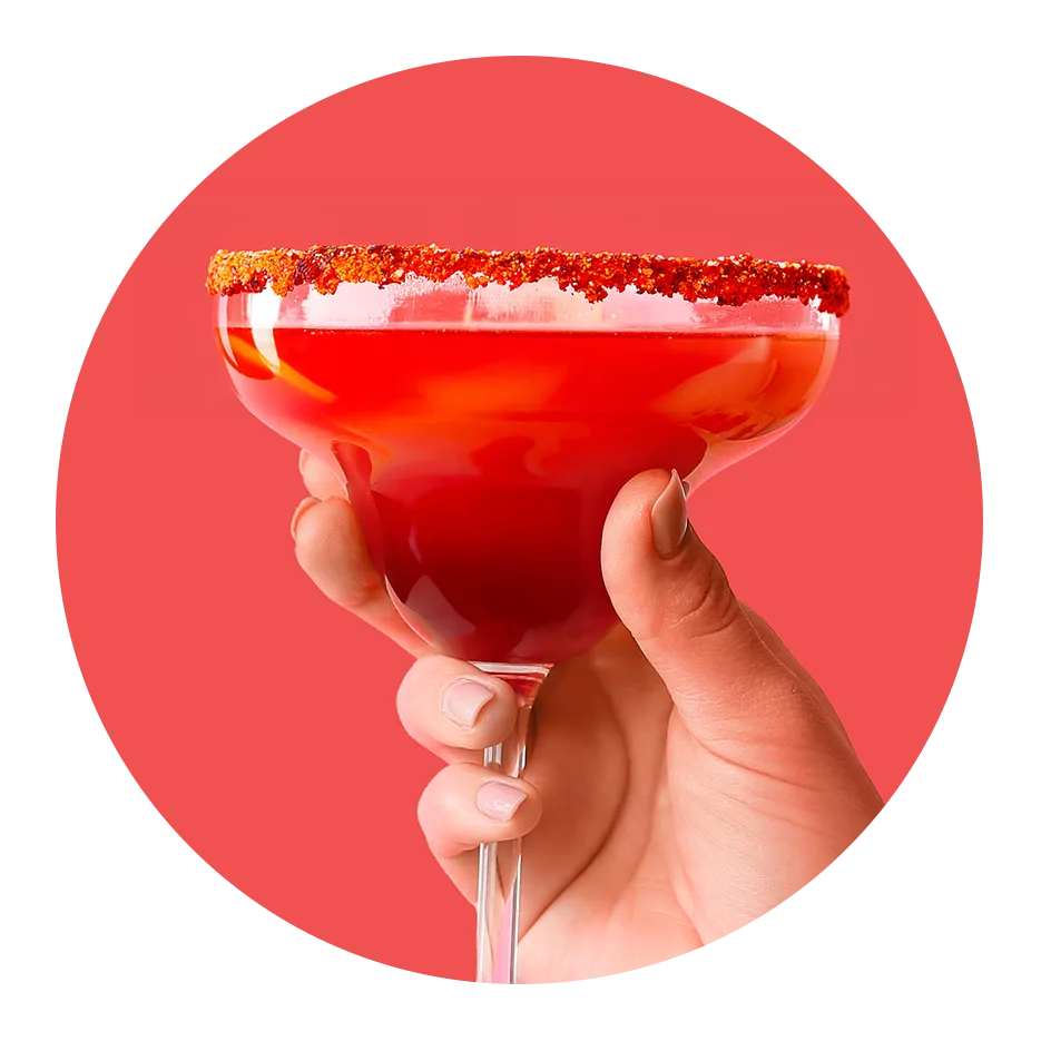 red spicy alcoholic drink