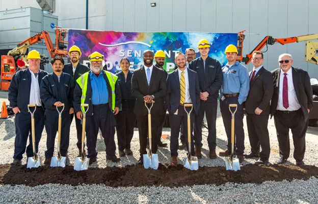 sensient groundbreaking event