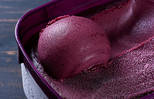 purple ice cream