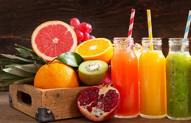 colorful drinks