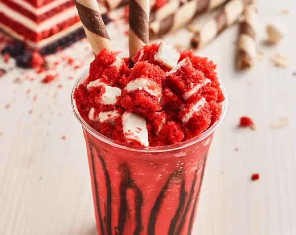 red velvet milkshake