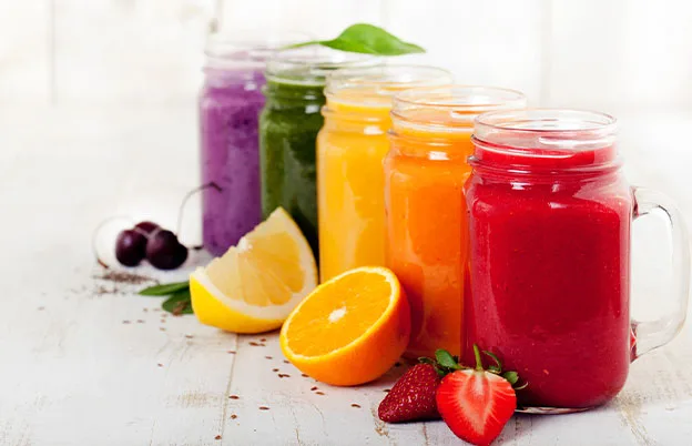 rainbow smoothies