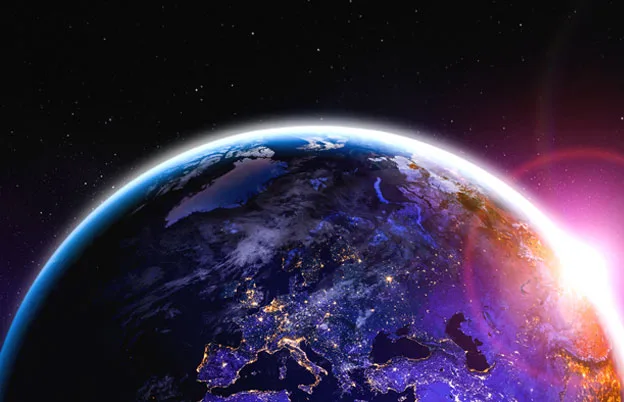 earth from space