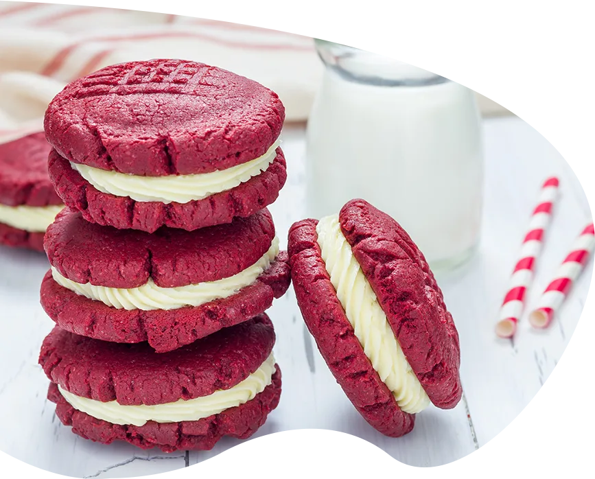 red velvet cookies