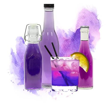 purple alcoholic beverages