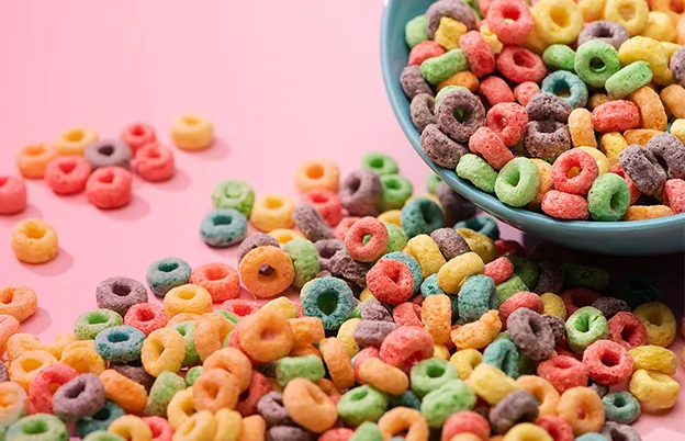 colorful cereal