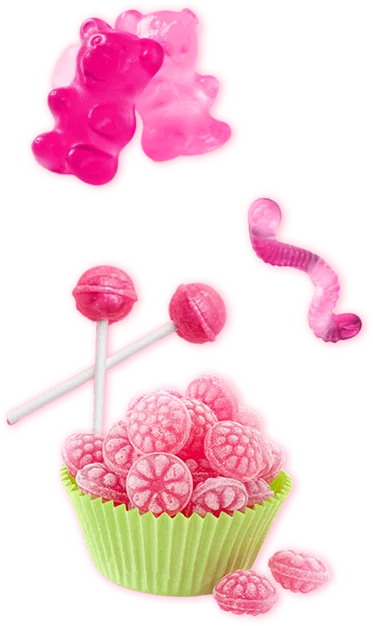 pink gummies