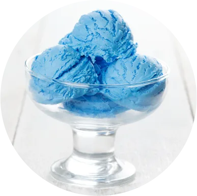 vibrant blue natural food color