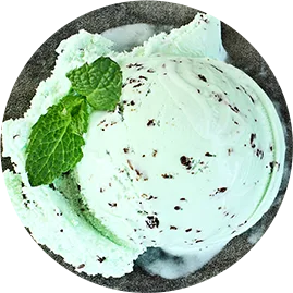 natural food color for mint ice cream