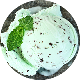 natural food color for mint ice cream