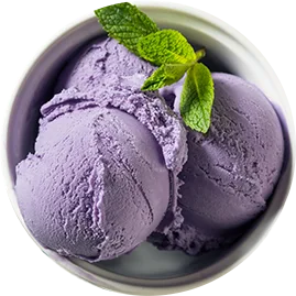 natural food color for lavender ice cream