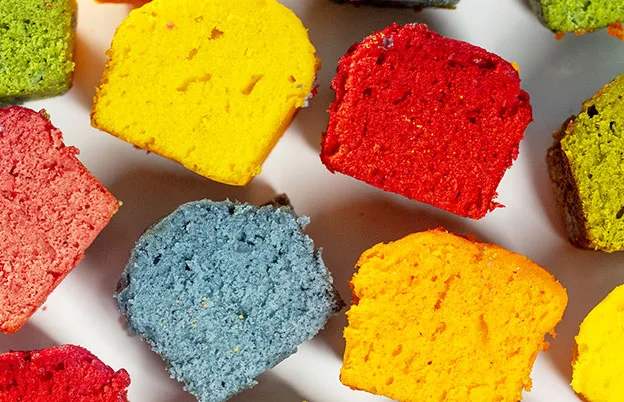 colorful muffins