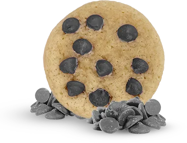 Cookies with Black Chocolate Chips