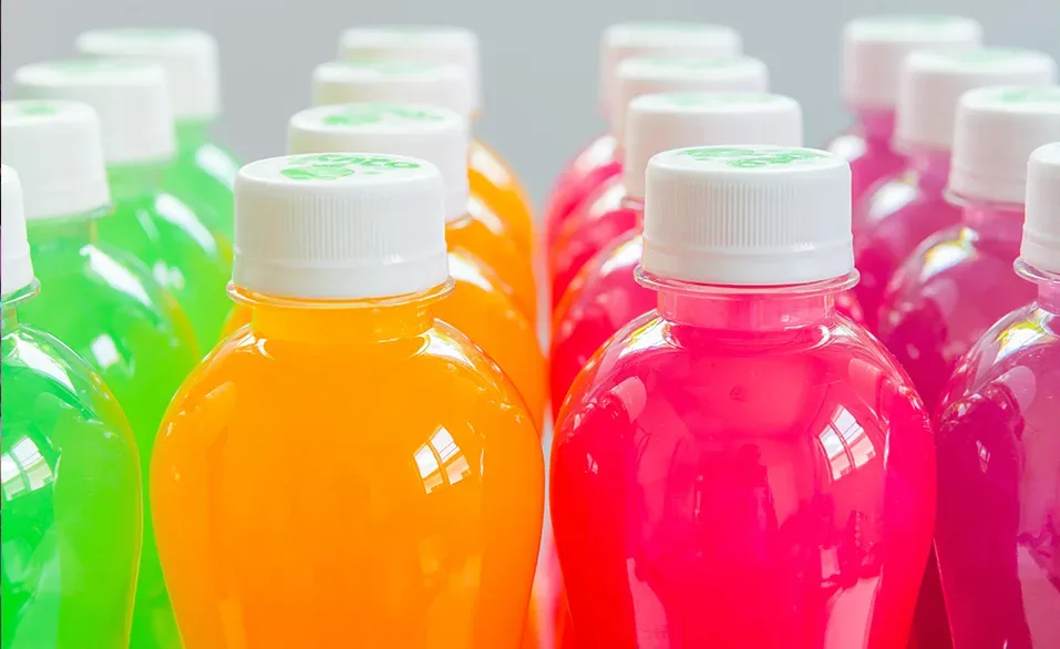 colorful performance drinks
