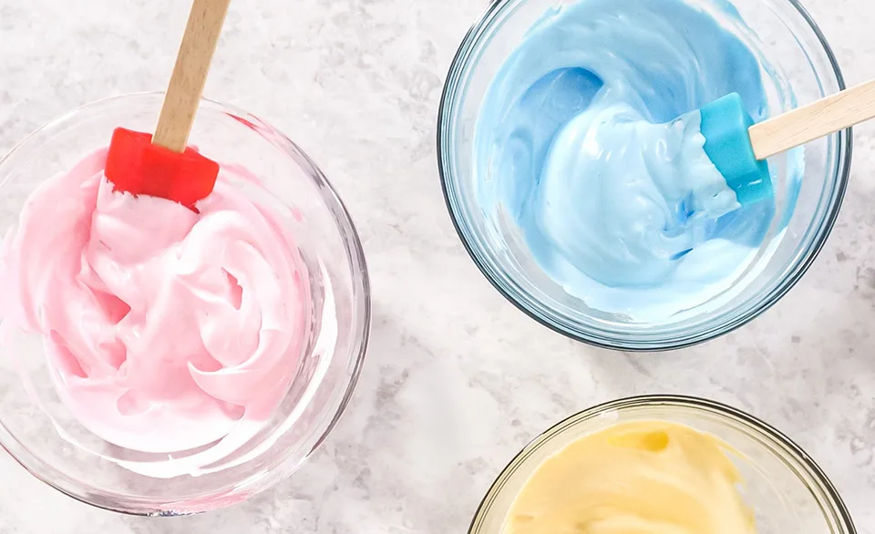 colorful packaged cupcake mix