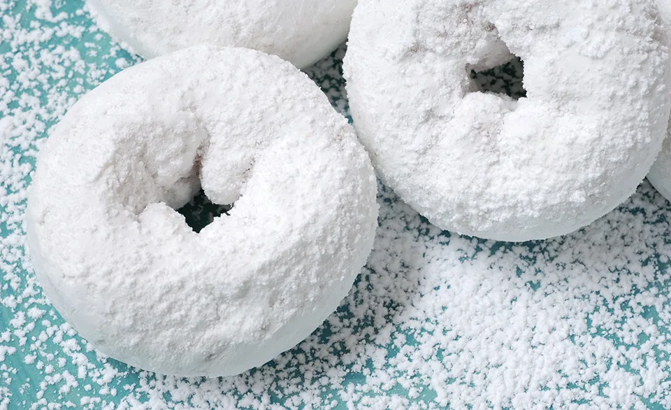 powdered donuts