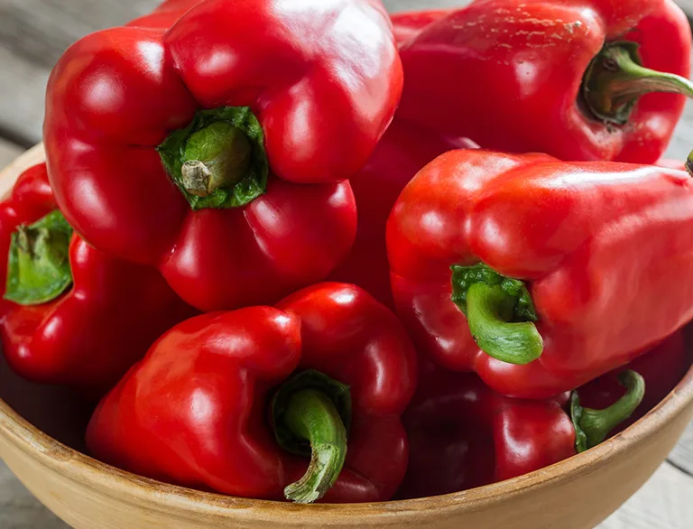 red bell peppers