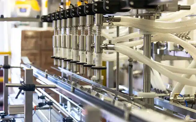 color bottling line in kingston, canada, manufacturing facility