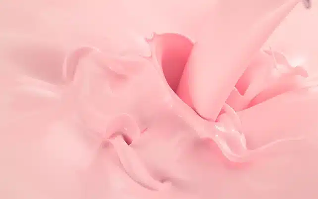 pink milk splash