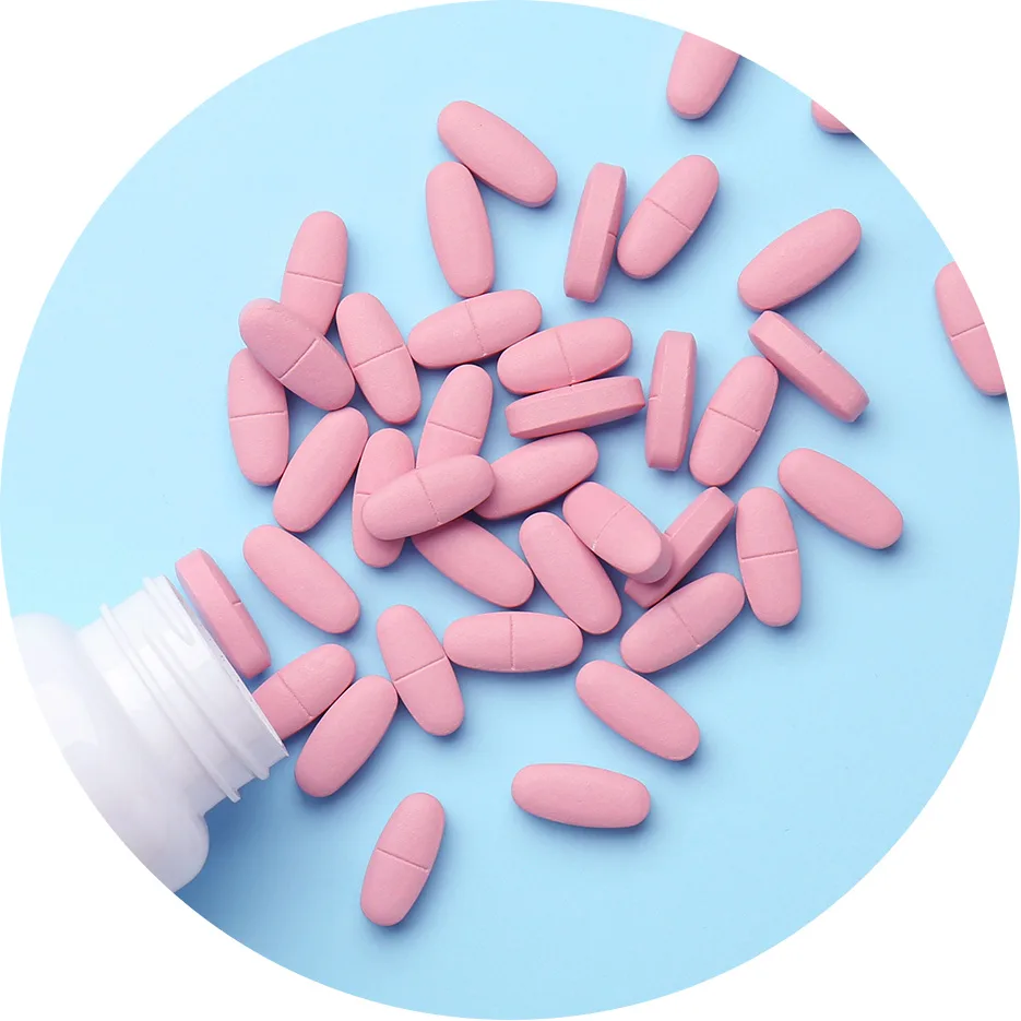 pink supplements