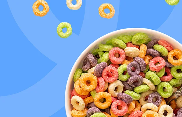colorful cereal