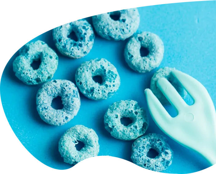 blue cereal