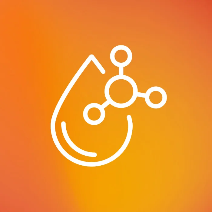 acidity icon with liquid drop